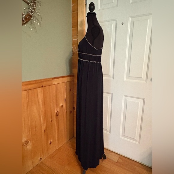 Max Studio Black Spaghetti Strap Long Dress - Picture 5 of 12